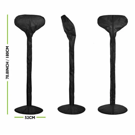 Copertura Per Stufa Da Esterno (180 X 52 Cm) 210D Oxford Impermeabile Copertura Per Stufa Da Esterno Copertura Per Stufa Da Esterno Gas Polvere Antivento - immagine 2