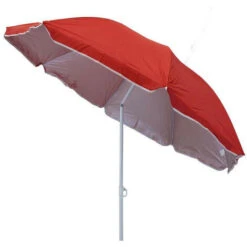 Ombrellone Da Spiaggia Tondo 1,80 Mt Con Palo In Acciaio E Telo In Nylon Nadby Sea