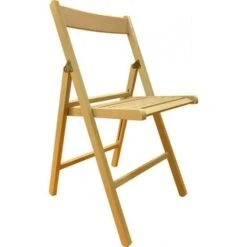 SEDIA PIEGHEVOLE LEGNO NATURALE - SPEDIZION GRATIS