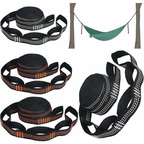 4 Cinghie Appendiabiti Per Albero Attacco Per Amaca Palo Per Amaca Set Di Fissaggio Per Sedia Sospesa Barre Di Fissaggio Per Amaca Appeso Accessori Per Amaca Da Campeggio Cinghie Per Piedi Per Amaca A