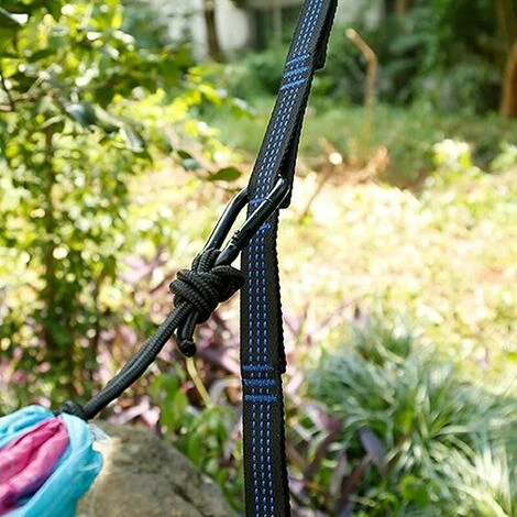 4 Cinghie Appendiabiti Per Albero Attacco Per Amaca Palo Per Amaca Set Di Fissaggio Per Sedia Sospesa Barre Di Fissaggio Per Amaca Appeso Accessori Per Amaca Da Campeggio Cinghie Per Piedi Per Amaca A - immagine 5