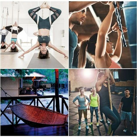 Gancio Per Soffitto, Capacità 450 Kg In Acciaio Inossidabile 304, Gancio Per Montaggio A Parete A Soffitto, Kit Per Appendere Amaca, Sedia Sospesa, Sacco Da Boxe Yoga - immagine 5